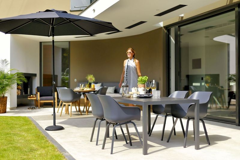 Hartman Sophie Element tuinstoel - 2 stuks - Antraciet