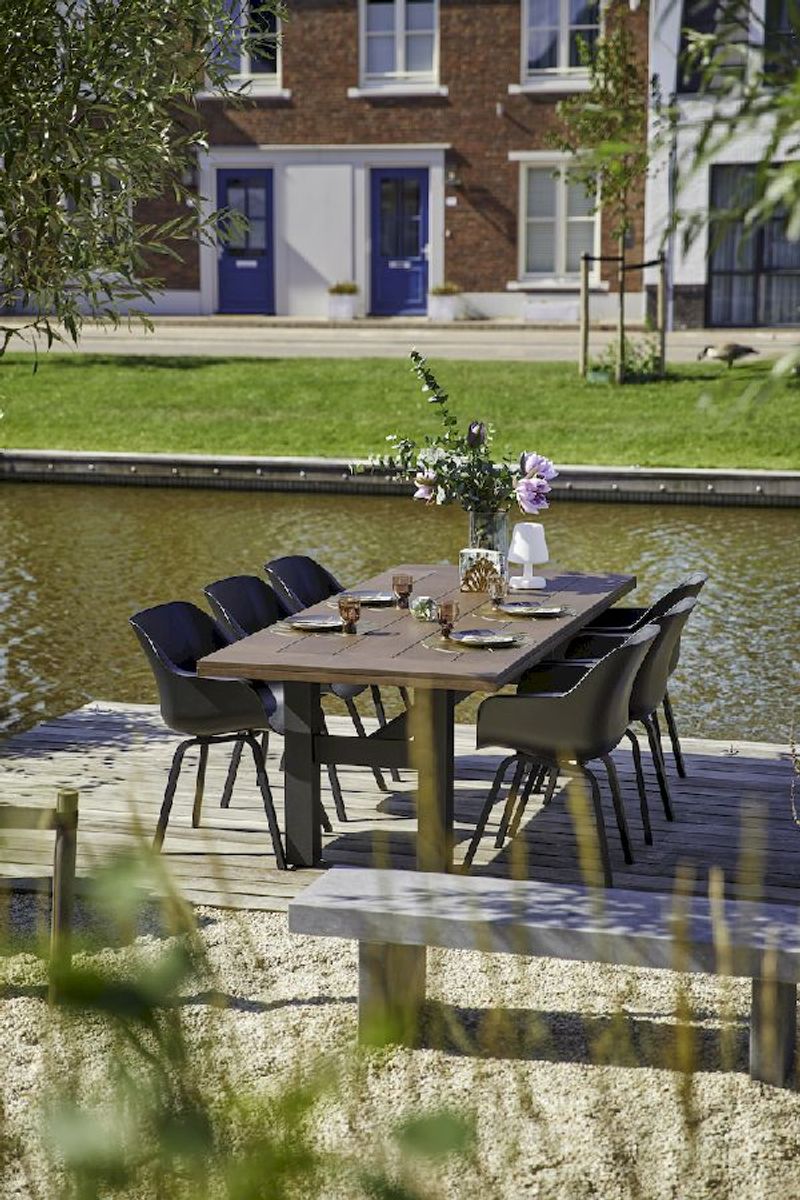 Hartman Green Valley Element tuinstoel - 2 stuks - zwart