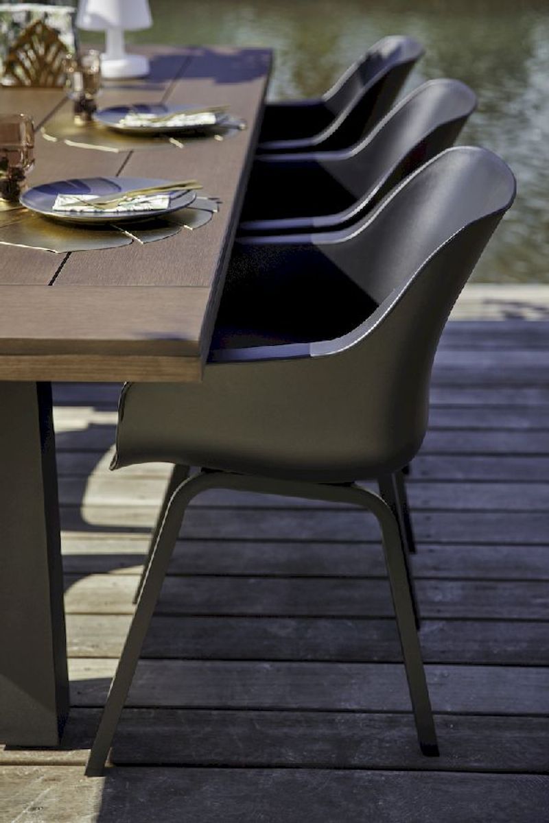 Hartman Green Valley Element tuinstoel - 2 stuks - zwart