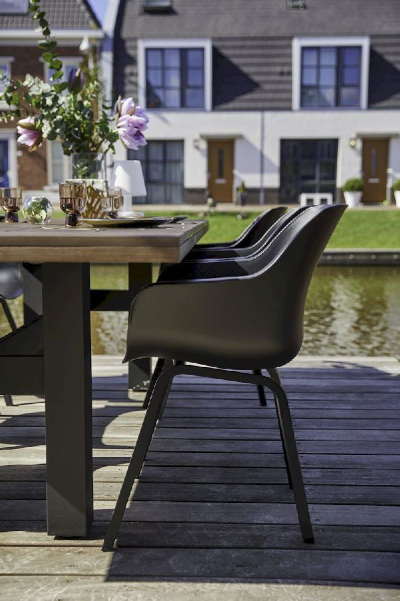 Hartman Green Valley Element tuinstoel - 2 stuks - zwart