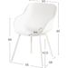 Hartman Sophie Rondo Elegance tuinstoel - 2 stuks - wit frame - wit - afmetingen