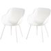 Hartman Sophie Rondo Elegance tuinstoel - 2 stuks - wit frame - wit