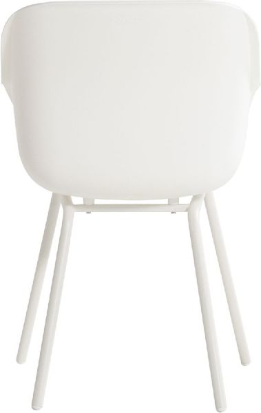 Hartman Sophie Rondo Elegance tuinstoel - 2 stuks - wit frame - wit - achterkant