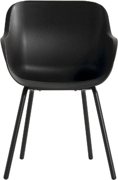 Hartman Sophie Rondo Elegance tuinstoel - 2 stuks - zwart frame - zwart - voorkant