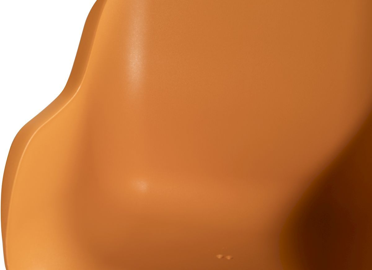 Hartman Sophie Rondo Elegance tuinstoel - 2 stuks - zwart frame - oranje - kuipstoel