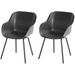 Hartman Sophie Rondo Elegance tuinstoel - 2 stuks - antraciet frame - antraciet