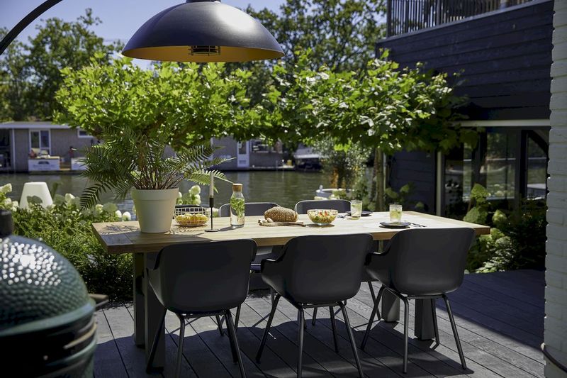 Hartman Sophie Rondo Elegance tuinstoel - 2 stuks - antraciet frame - antraciet