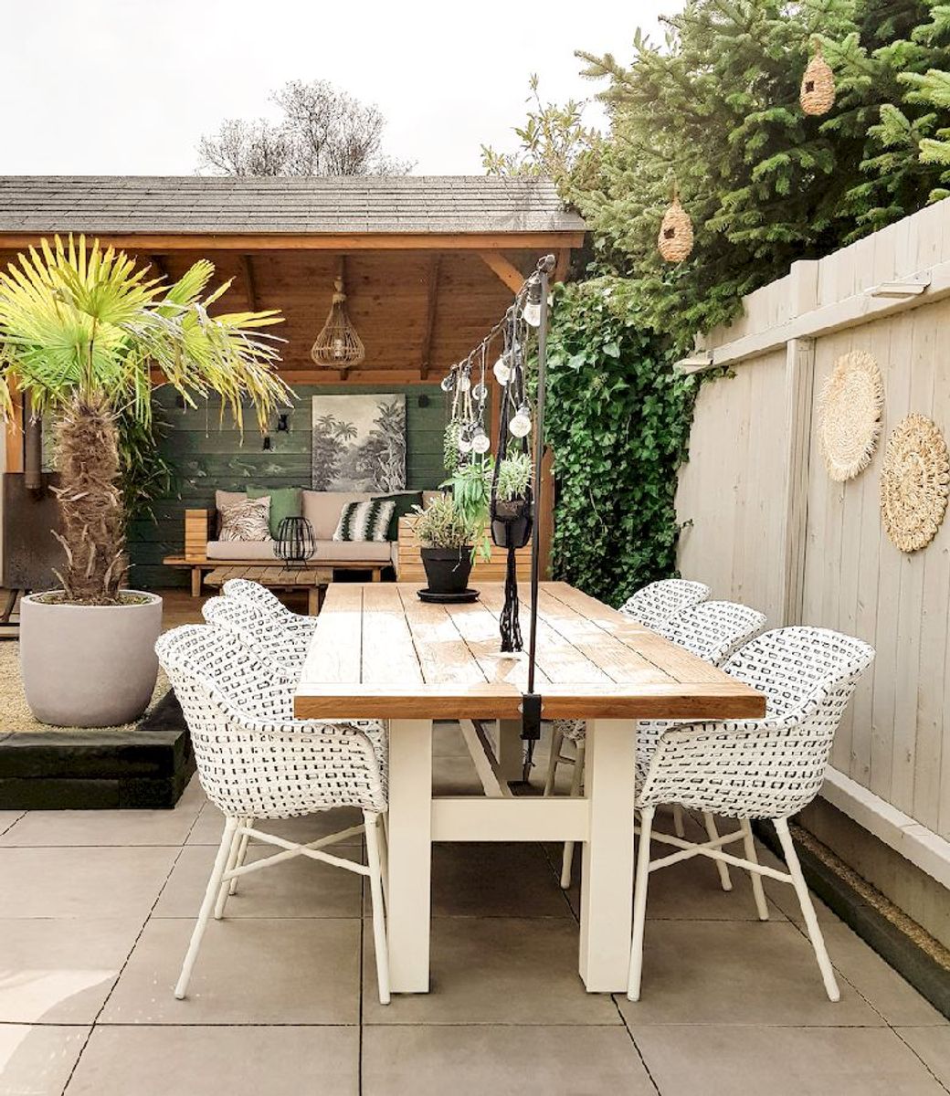 Hartman Delphine tuinstoel - wit frame - wit