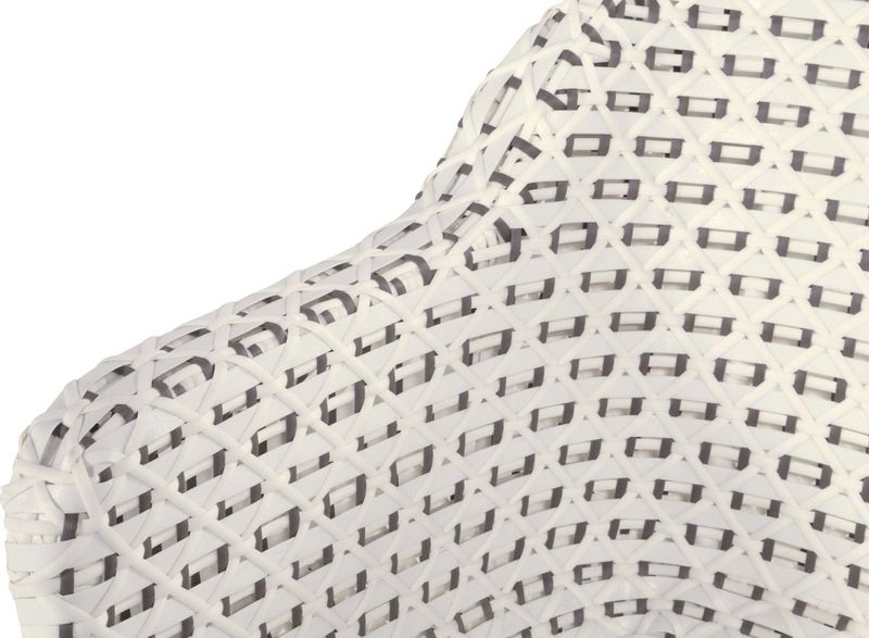 Hartman Delphine tuinstoel - wit frame - wit