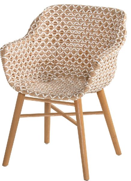 Hartman Delphine tuinstoel - teak frame - beige