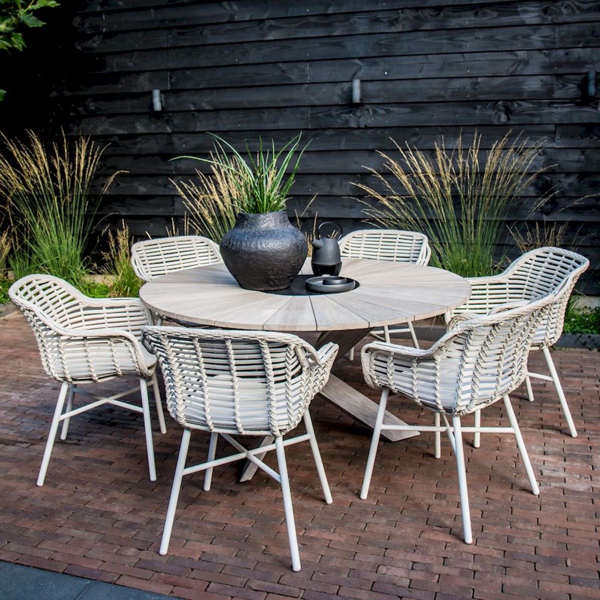 Hartman Cecilia tuinstoel - beige frame - beige