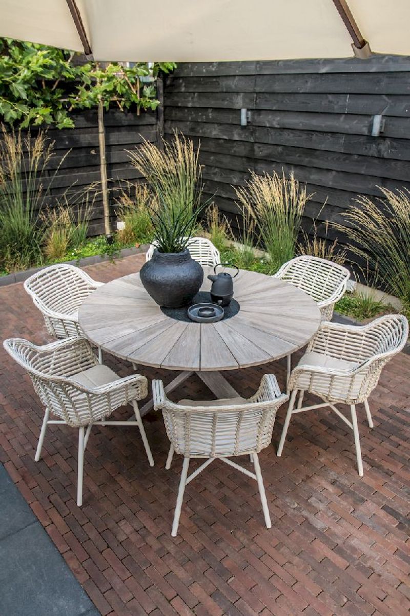 Hartman Cecilia tuinstoel - beige frame - beige