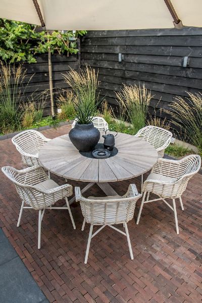 Hartman Cecilia tuinstoel - beige frame - beige