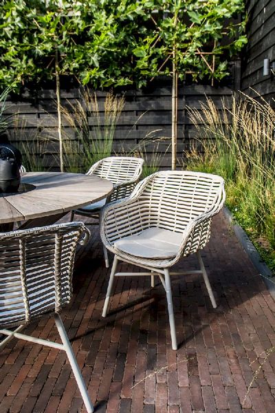 Hartman Cecilia tuinstoel - beige frame - beige