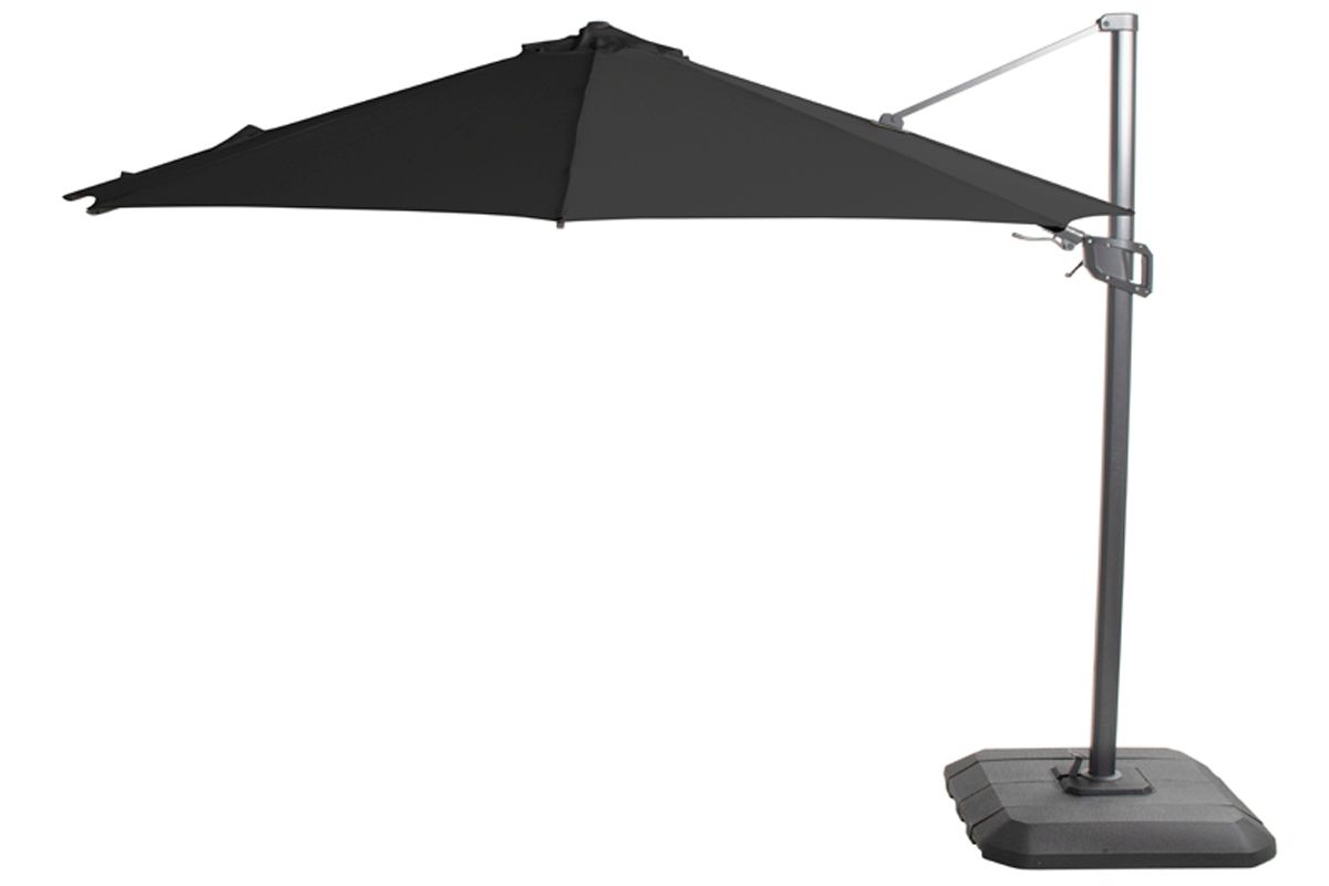 Hartman Shadowflex zweefparasol 350 cm - donkergrijs