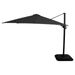 Hartman Shadowflex Deluxe Parasol - 400 x 400 cm - Donkergrijs