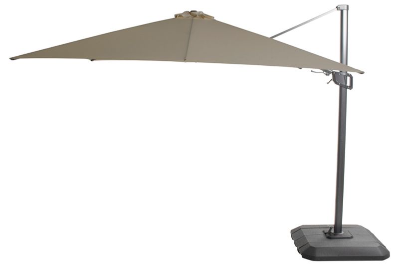 Hartman Shadowflex Deluxe Parasol - 400 x 400 cm - Olijfgroen