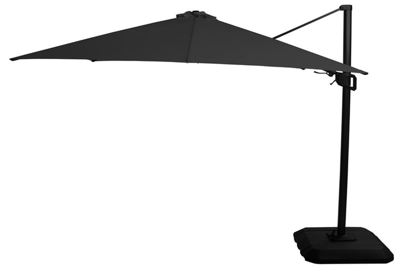 Hartman Shadowflex Deluxe Parasol - 300 x 300 cm - Donkergrijs