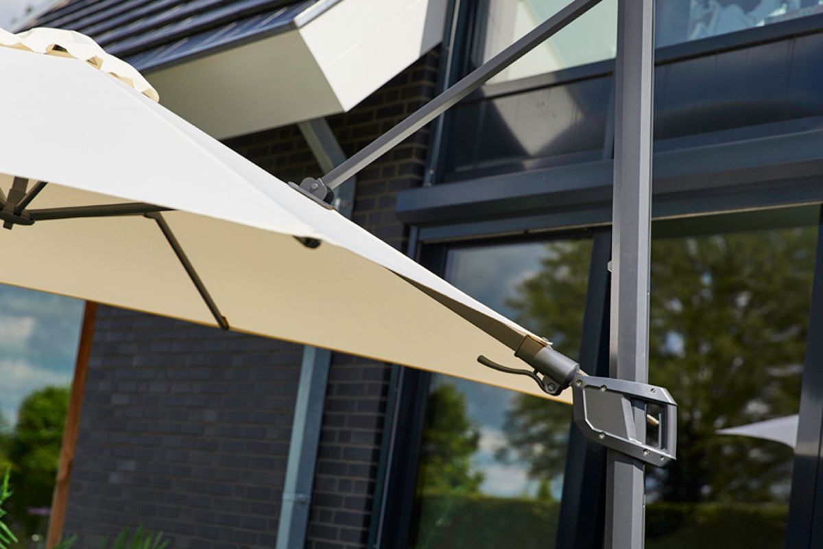 Hartman Shadowflex Deluxe Parasol - 300 x 300 cm - Beige