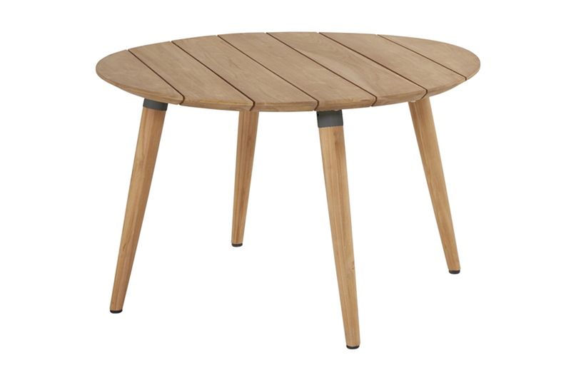 Hartman Sophie Studio Teak ronde Tuintafel - ⌀ 120 cm - antraciet