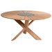 Hartman Provence Crossleg ronde Teak Tuintafel - ⌀ 150 cm 