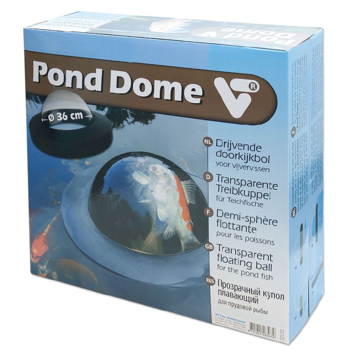 Velda budget fish dome verpakking achter