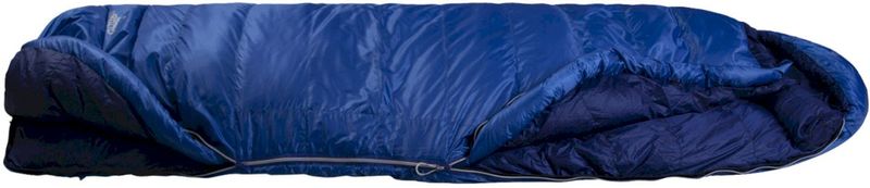 Nomad Pegasus Comfort 550 mummyslaapzak rechts - blauw  zijkant open