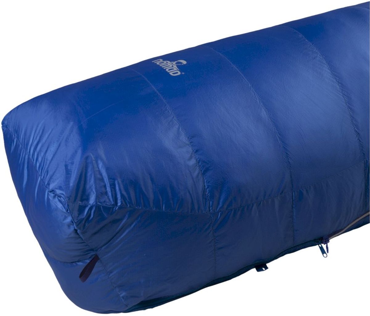 Nomad Pegasus Comfort 550 mummyslaapzak - blauw onderkant