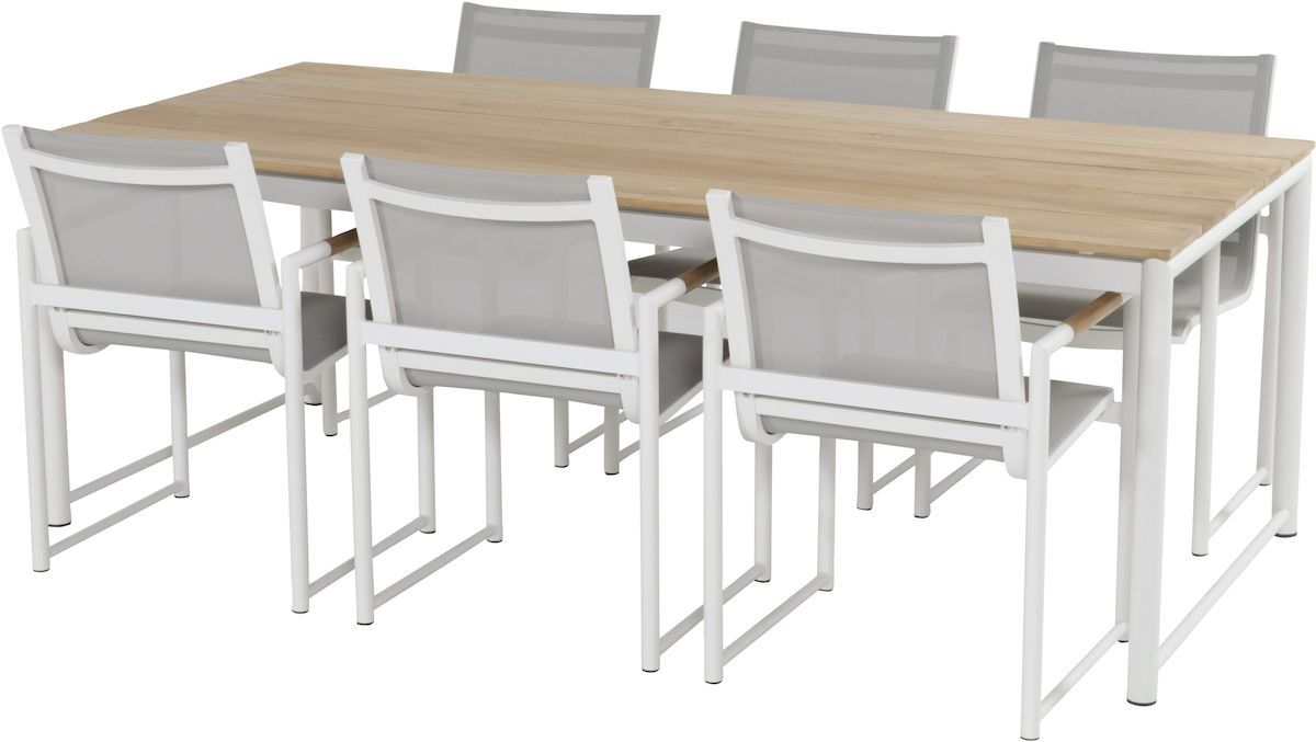 Hartman Fontaine tuinstoel - set van 6 aan Fontaine tuintafel