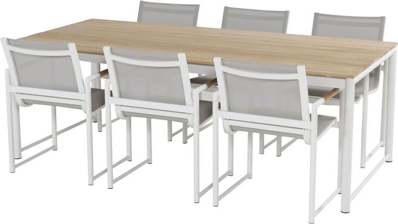 Hartman Fontaine tuintafel - met zes Hartman Fontaine tuinstoelen