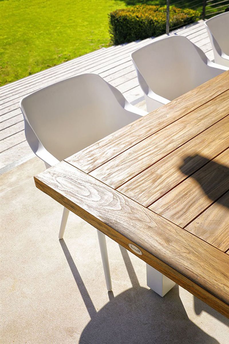 Hartman Yasmani Tuintafel - 240 x 100 cm - Wit