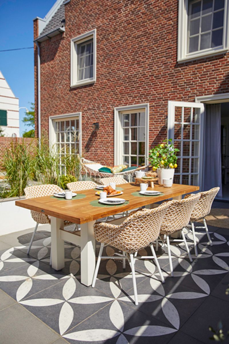 Hartman Yasmani Tuintafel - 240 x 100 cm - Wit