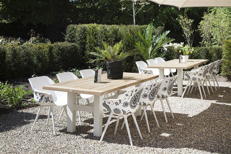 Hartman Yasmani Tuintafel - 240 x 100 cm - Wit