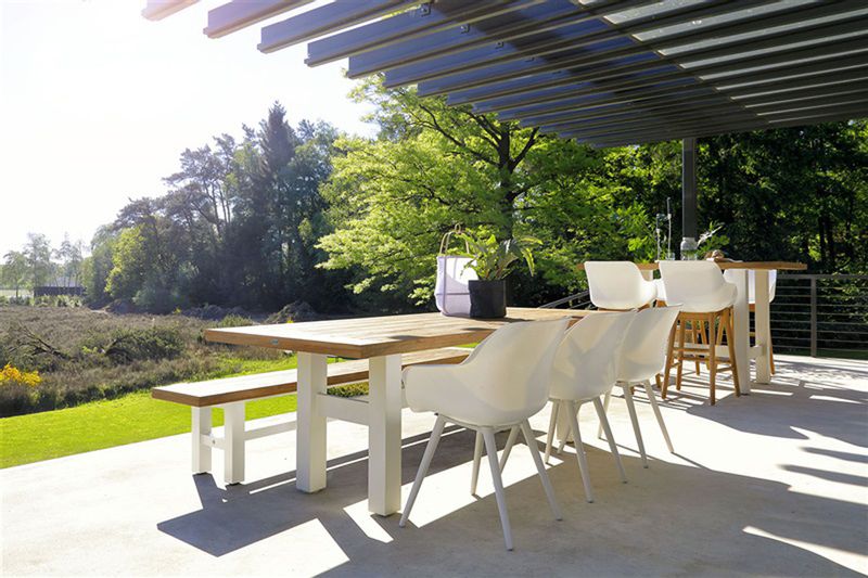 Hartman Yasmani Tuintafel - 240 x 100 cm - Wit