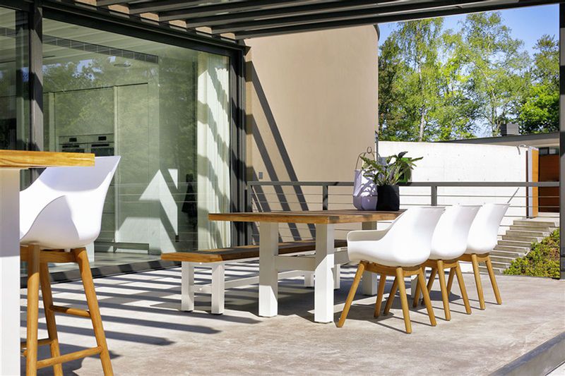 Hartman Yasmani Tuintafel - 240 x 100 cm - Wit