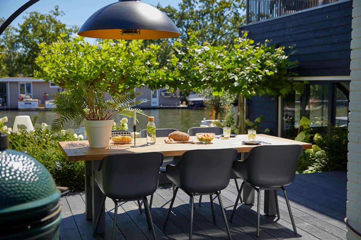 Hartman Yasmani Tuintafel - 240 x 100 cm - Grijs