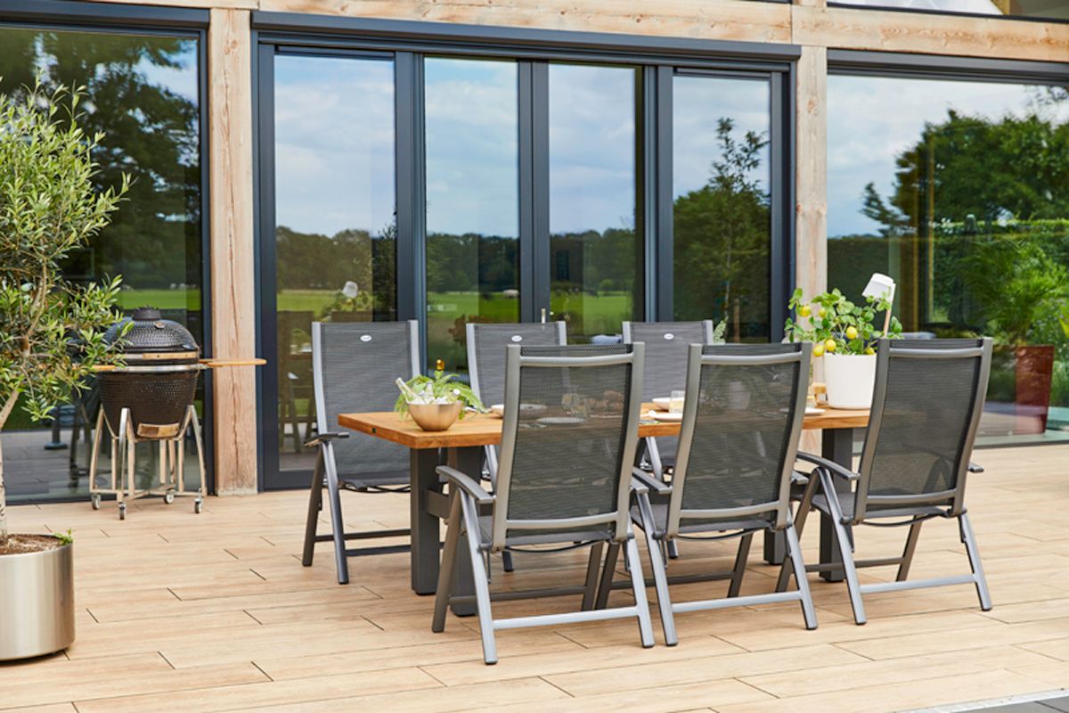 Hartman Yasmani Tuintafel - 240 x 100 cm - Grijs