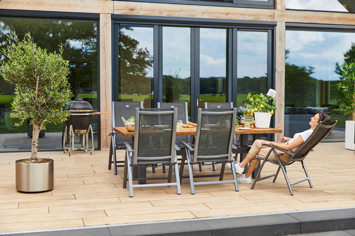 Hartman Yasmani Tuintafel - 240 x 100 cm - Grijs