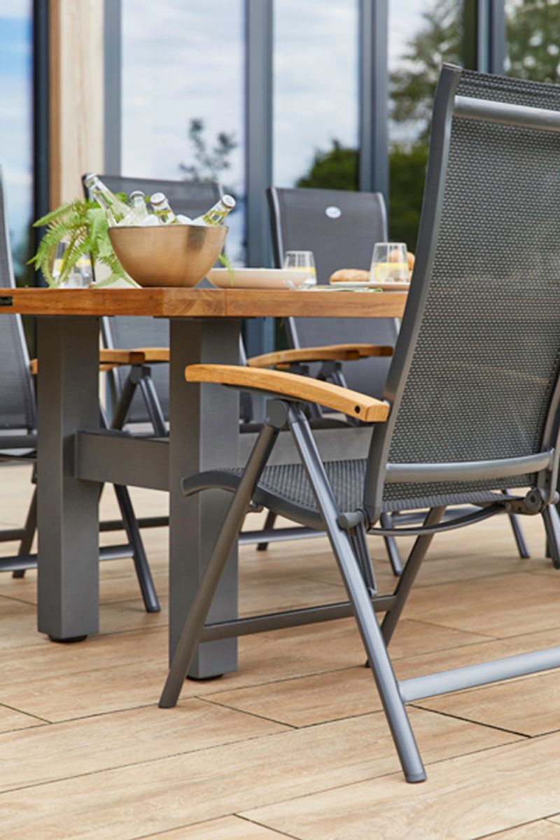 Hartman Yasmani Tuintafel - 240 x 100 cm - Grijs