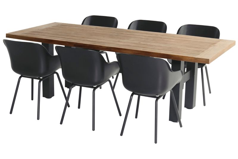 Hartman Yasmani Tuintafel - 240 x 100 cm - Grijs