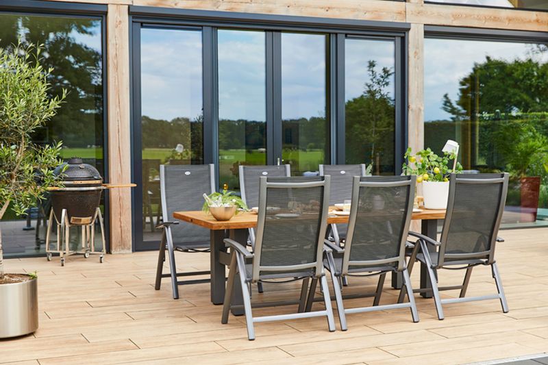 Hartman Yasmani Tuintafel - 240 x 100 cm - Grijs