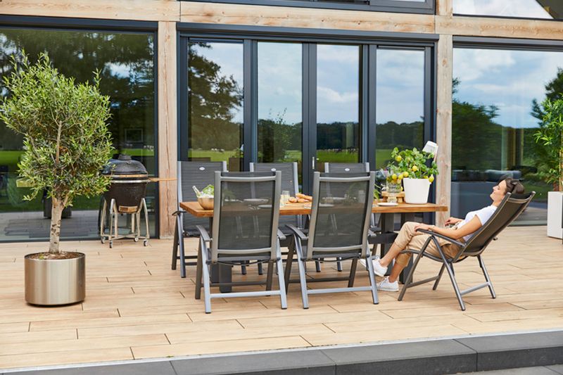 Hartman Yasmani Tuintafel - 240 x 100 cm - Grijs