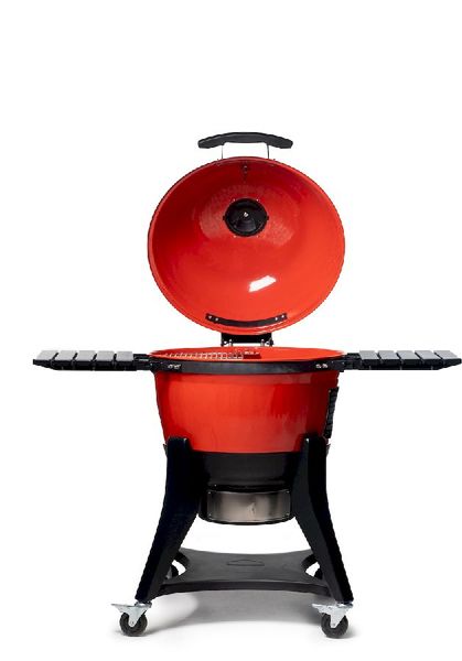 Kamado Joe - Kettle Joe Barbecue, openstaande deksel
