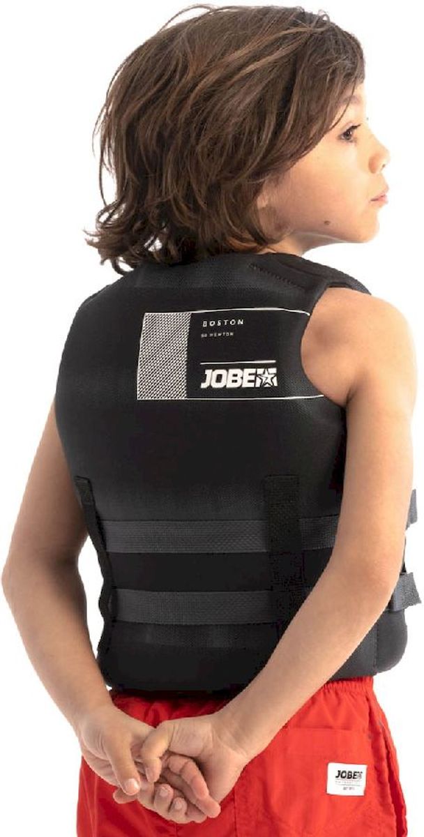 Jobe Neopreen 50N kinder zwemvest - Zwart achterkant