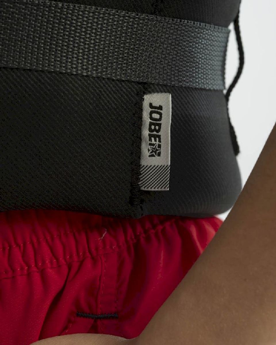 Jobe Neopreen 50N kinder zwemvest - Zwart logo detail