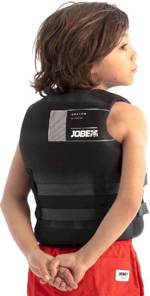 Jobe Neopreen 50N kinder zwemvest - Zwart achterkant