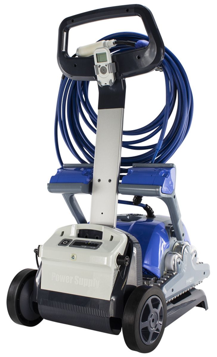 Dolphin Supreme M500 PRO zwembadrobot caddy.