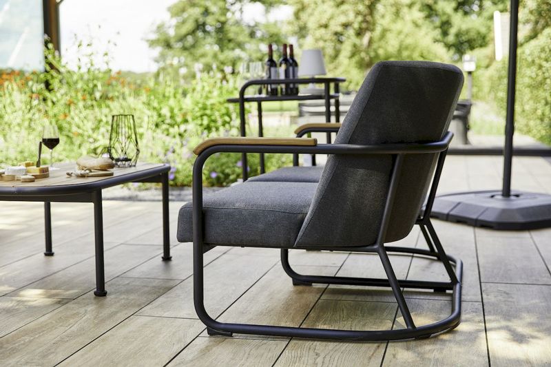 Hartman Studio 54 loungebank - zijkant