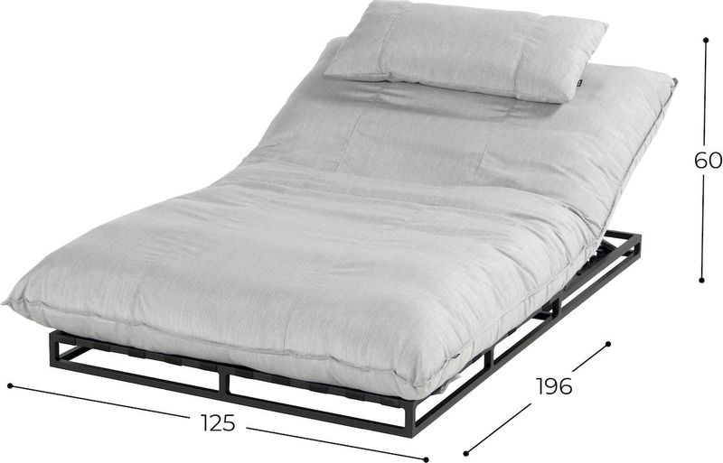 Hartman Emma loungebed - afmetingen