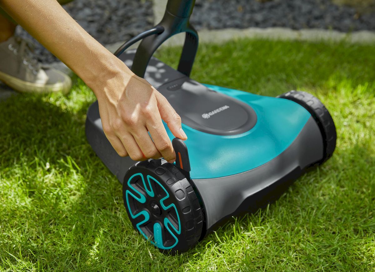 Gardena HandyMower 22/18V P4A accu grasmaaier, mes verstellen